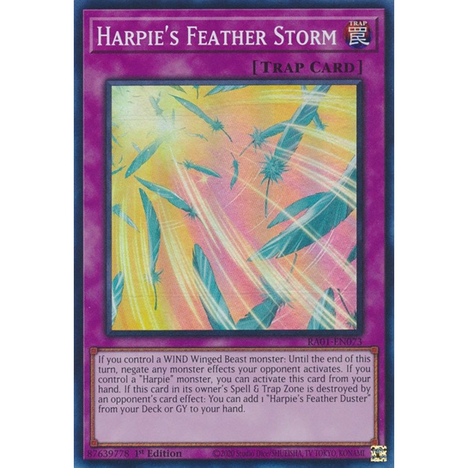 Image for Harpie's Feather Storm (RA01-EN073) (RA01) - YuGiOh