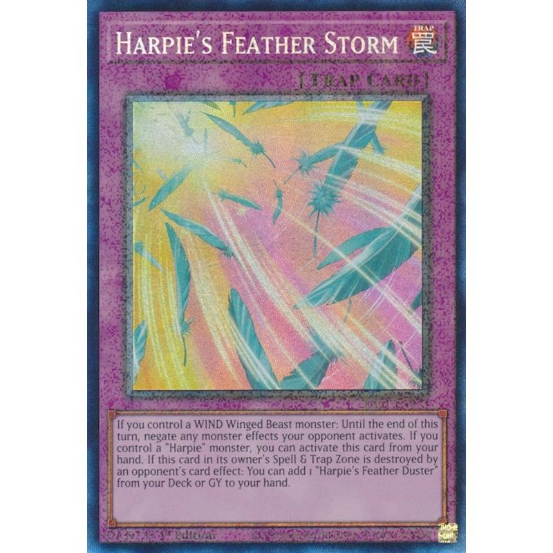 Image for Harpie's Feather Storm (PCR) (RA01-EN073) (RA01) - YuGiOh