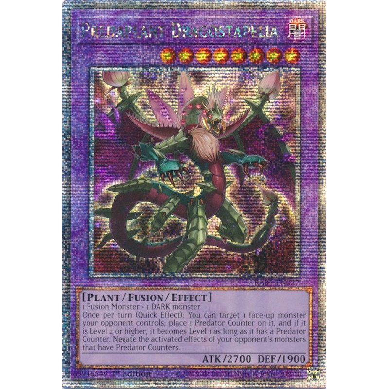 Image for Predaplant Dragostapelia (Quarter Century Secret Rare) (RA01-EN027) (RA01) - YuGiOh