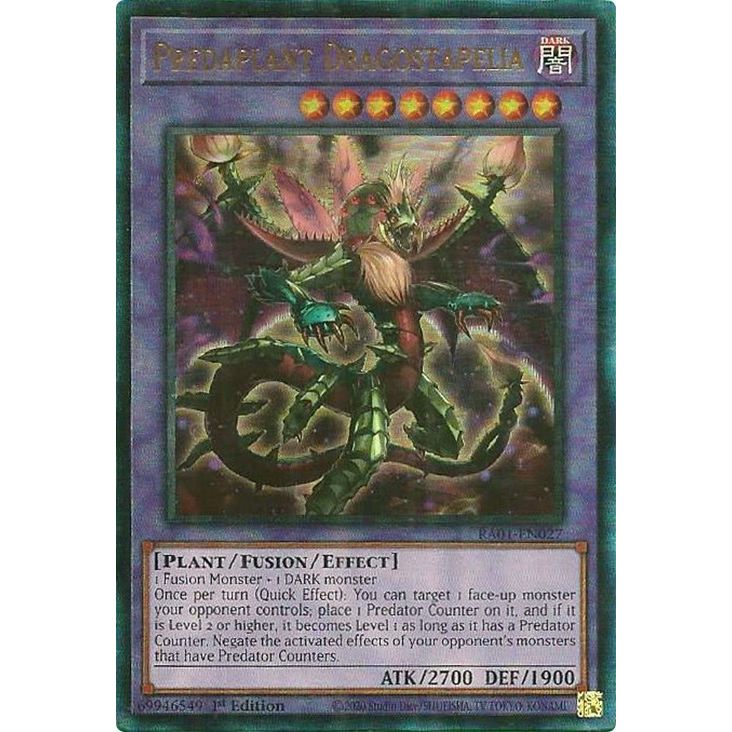Image for Predaplant Dragostapelia (PUR) (RA01-EN027) (RA01) - YuGiOh