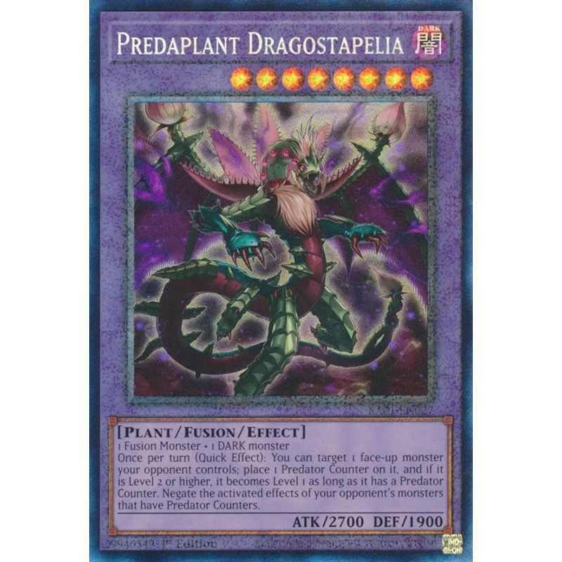 Image for Predaplant Dragostapelia (PCR) (RA01-EN027) (RA01) - YuGiOh