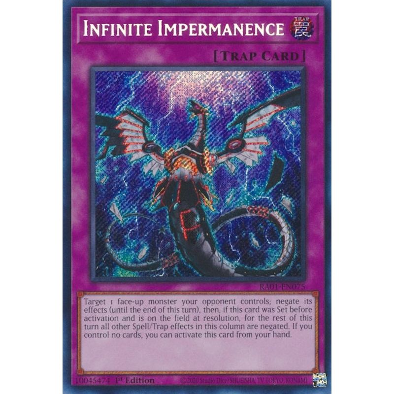 Image for Infinite Impermanence (Secret Rare) (RA01-EN075) (RA01) - YuGiOh