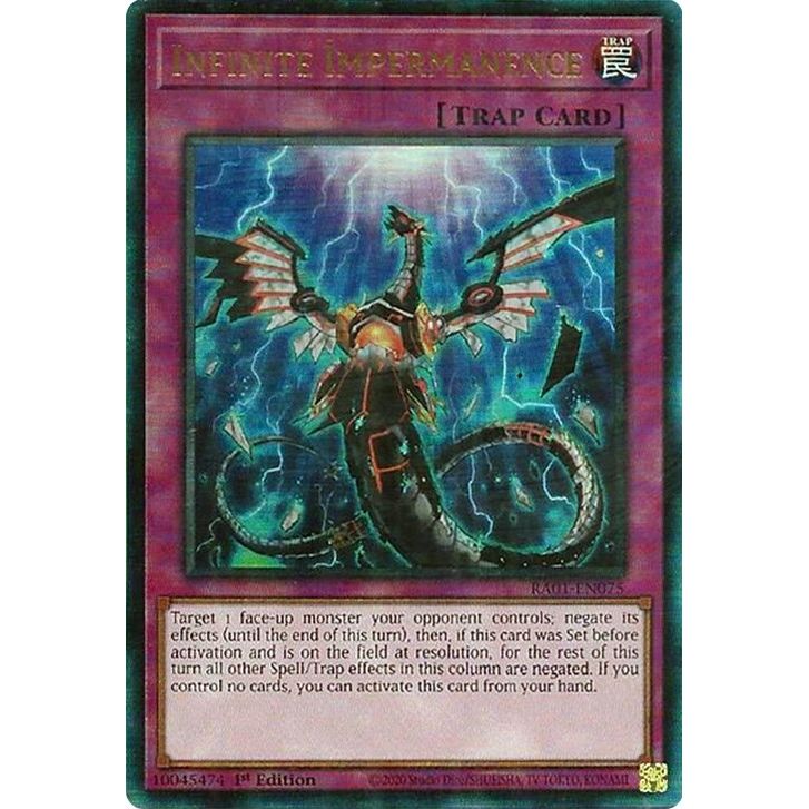 Image for Infinite Impermanence (PUR) (RA01-EN075) (RA01) - YuGiOh