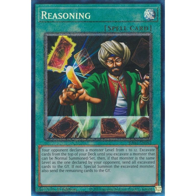 Image for Reasoning (PCR) (RA01-EN052) (RA01) - YuGiOh