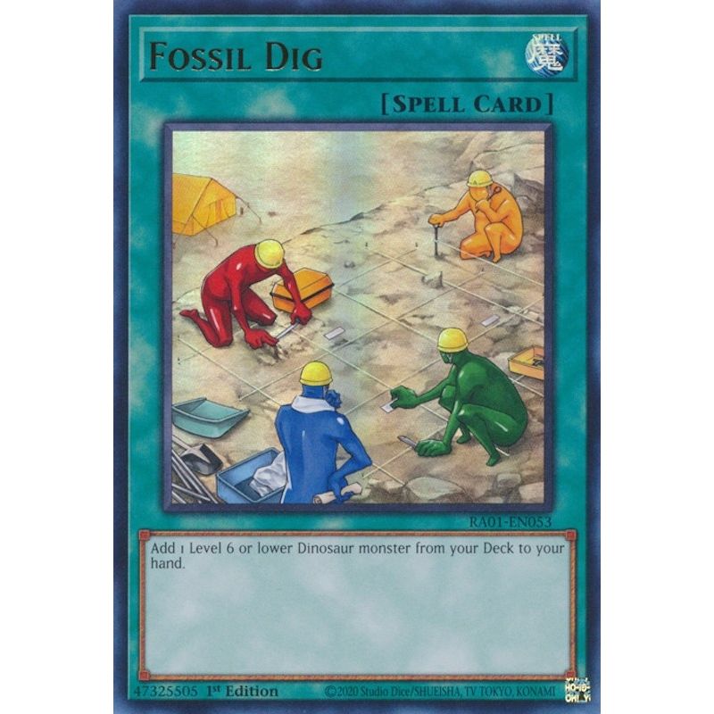 Image for Fossil Dig (UR) (RA01-EN053) (RA01) - YuGiOh