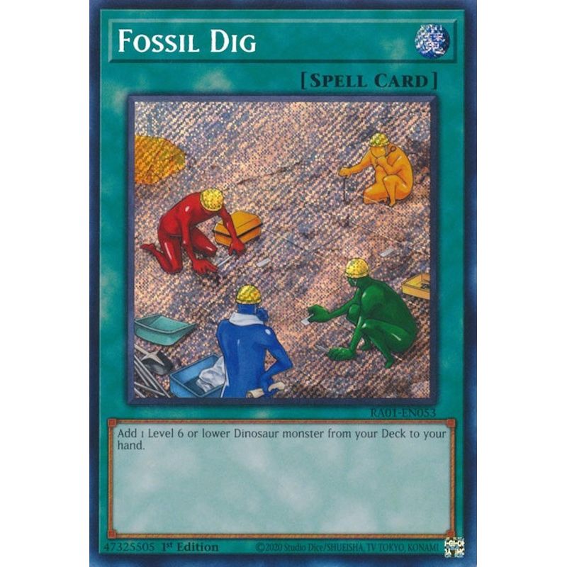 Image for Fossil Dig (Secret Rare) (RA01-EN053) (RA01) - YuGiOh