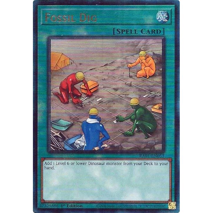 Image for Fossil Dig (PUR) (RA01-EN053) (RA01) - YuGiOh
