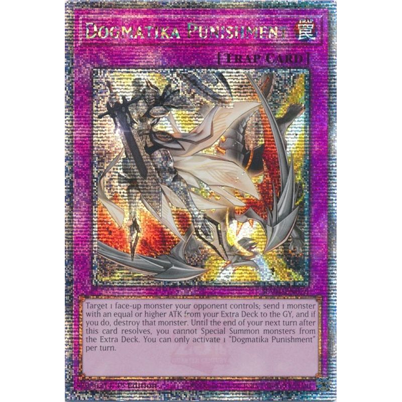 Image for Dogmatika Punishment (Quarter Century Secret Rare) (RA01-EN076) (RA01) - YuGiOh