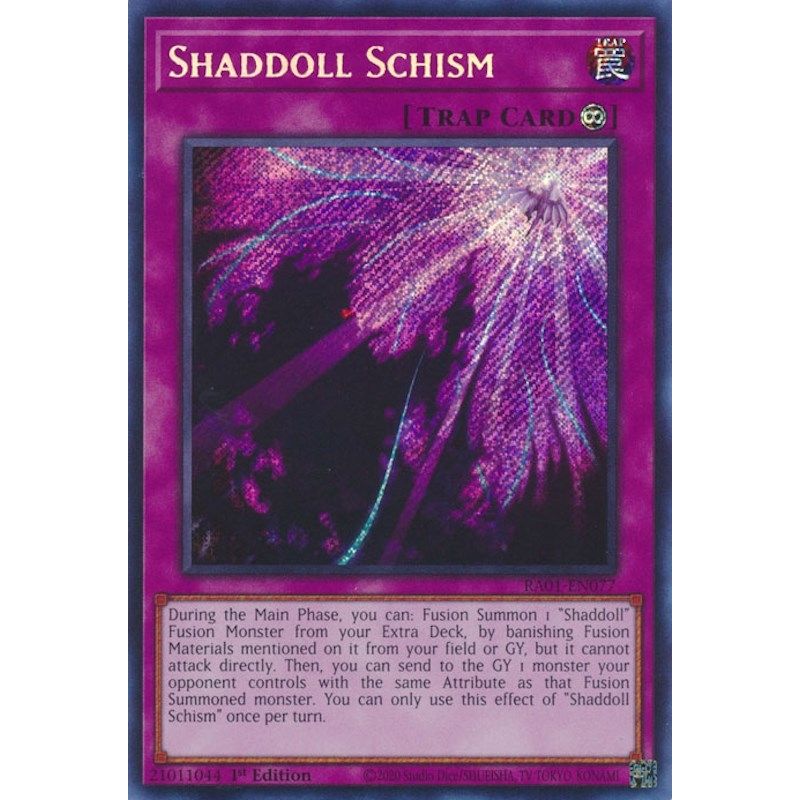 Image for Shaddoll Schism (Secret Rare) (RA01-EN077) (RA01) - YuGiOh