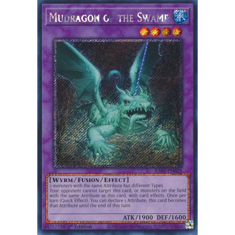 Image for Mudragon of the Swamp (Platinum Secret Rare) (RA01-EN028) (RA01) - YuGiOh
