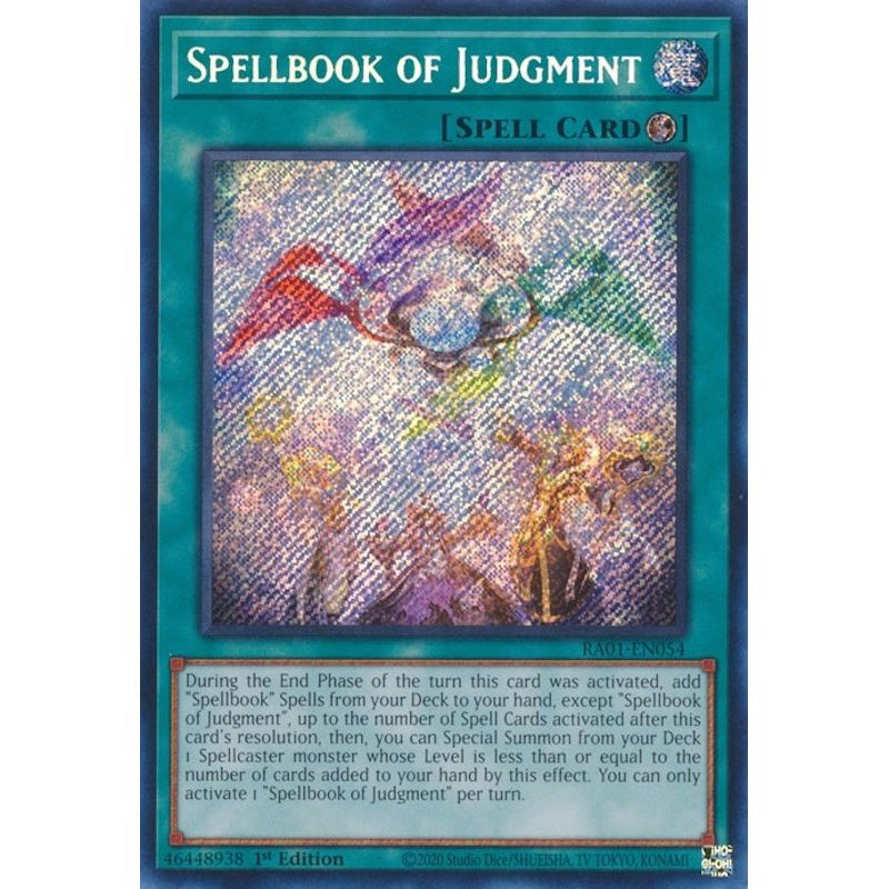 Image for Spellbook of Judgment (Secret Rare) (RA01-EN054) (RA01) - YuGiOh
