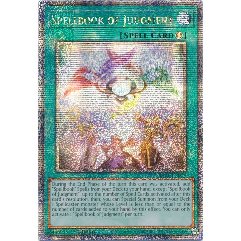 Image for Spellbook of Judgment (Quarter Century Secret Rare) (RA01-EN054) (RA01) - YuGiOh