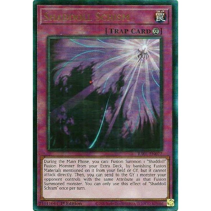 Image for Shaddoll Schism (PUR) (RA01-EN077) (RA01) - YuGiOh