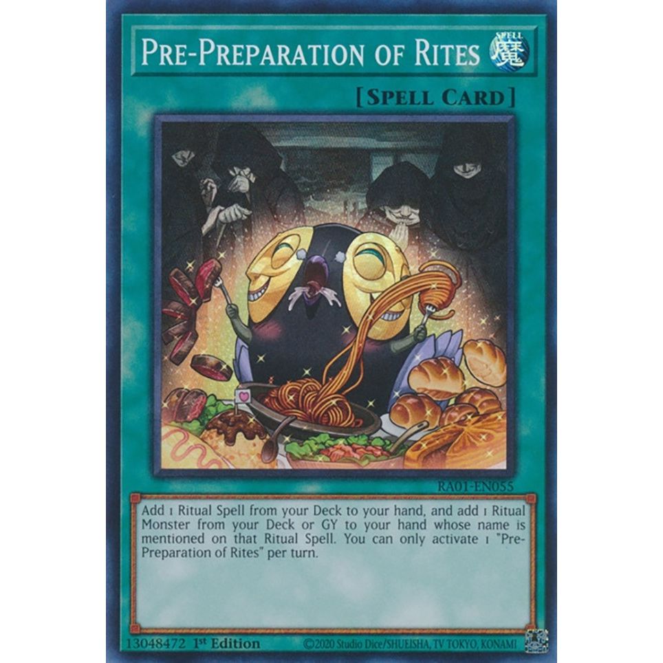 Image for Pre-Preparation of Rites (RA01-EN055) (RA01) - YuGiOh