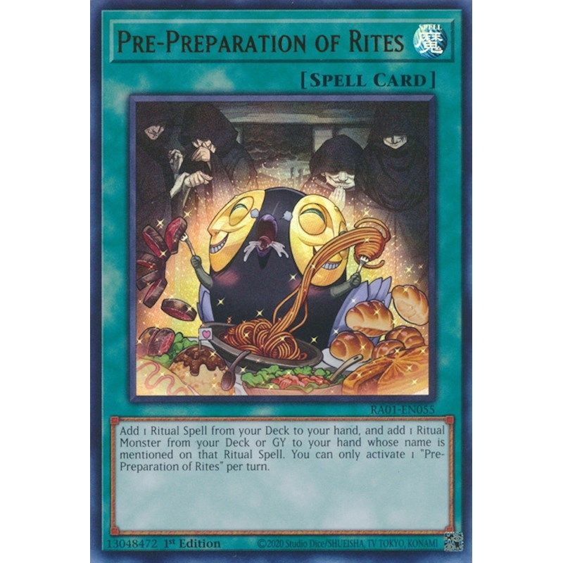 Image for Pre-Preparation of Rites (UR) (RA01-EN055) (RA01) - YuGiOh