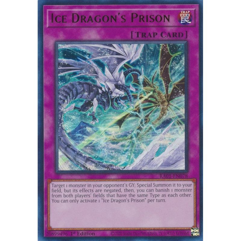 Image for Ice Dragon's Prison (UR) (RA01-EN078) (RA01) - YuGiOh