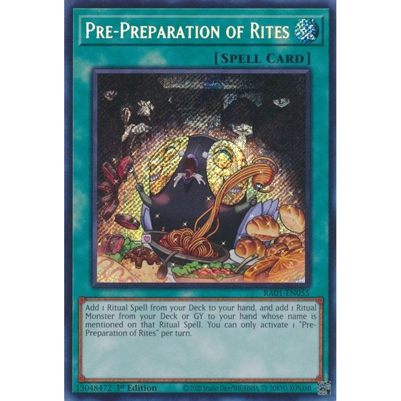 Image for Pre-Preparation of Rites (Secret Rare) (RA01-EN055) (RA01) - YuGiOh