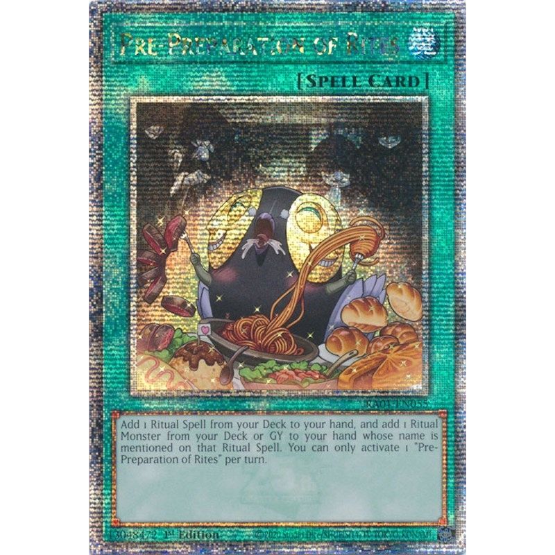 Image for Pre-Preparation of Rites (Quarter Century Secret Rare) (RA01-EN055) (RA01) - YuGiOh