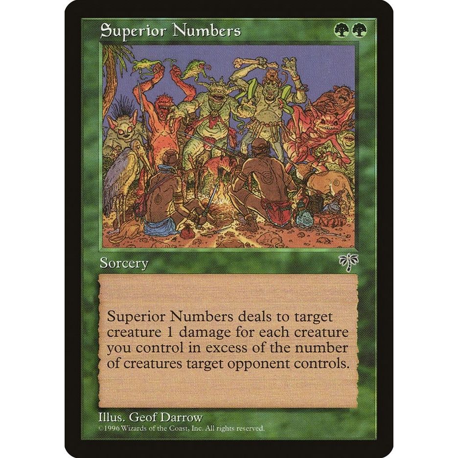 Image for Superior Numbers (MIR) - Magic: The Gathering