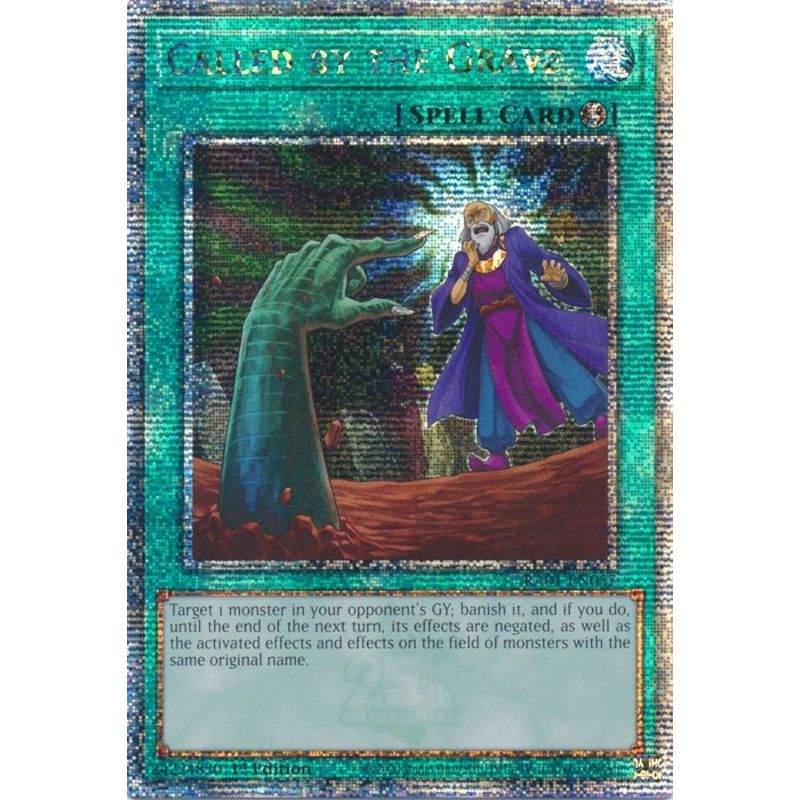 Image for Called by the Grave (Quarter Century Secret Rare) (RA01-EN057) (RA01) - YuGiOh