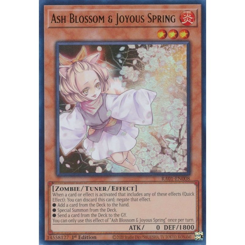 Image for Ash Blossom & Joyous Spring (UR) (RA01-EN008) (RA01) - YuGiOh