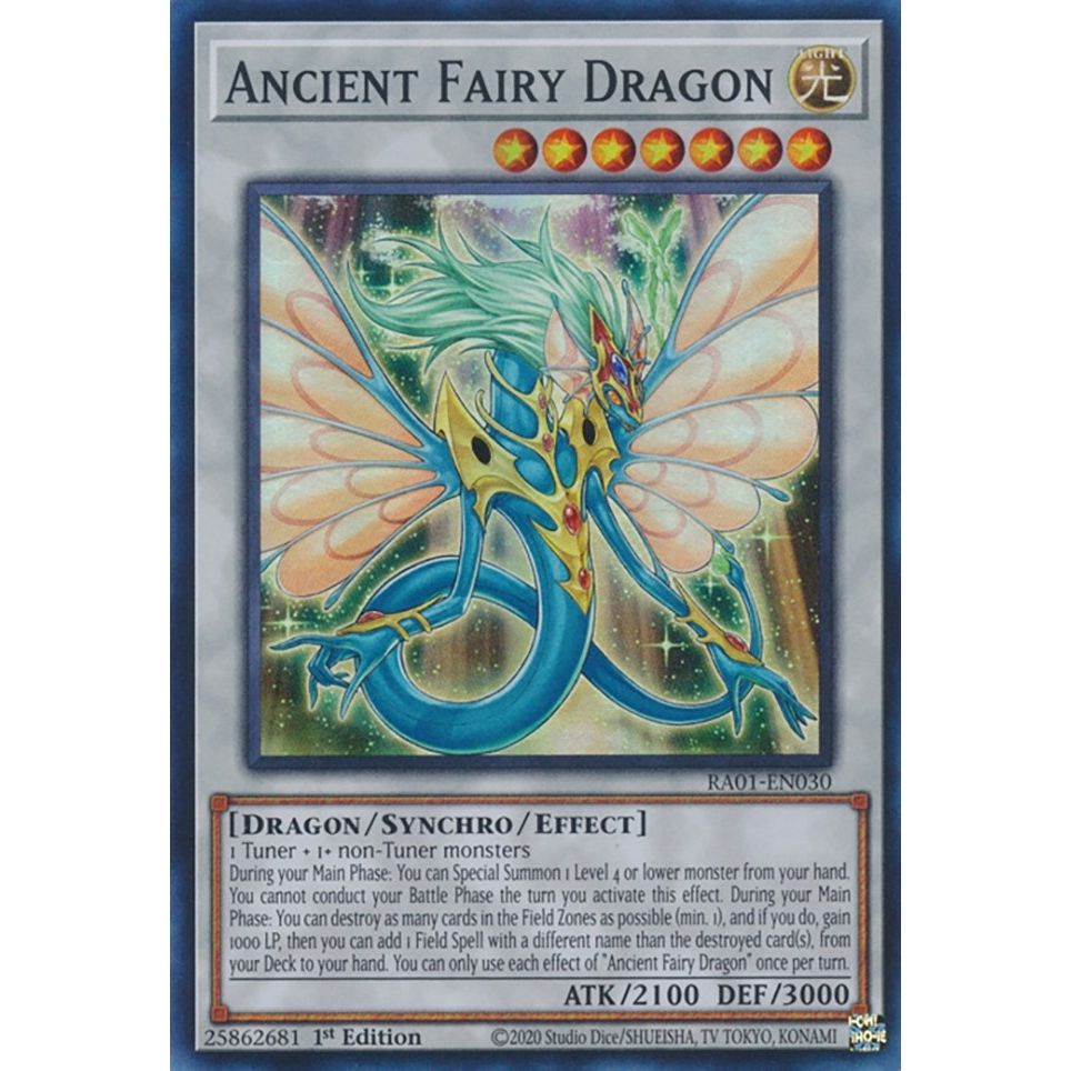 Image for Ancient Fairy Dragon (RA01-EN030) (RA01) - YuGiOh