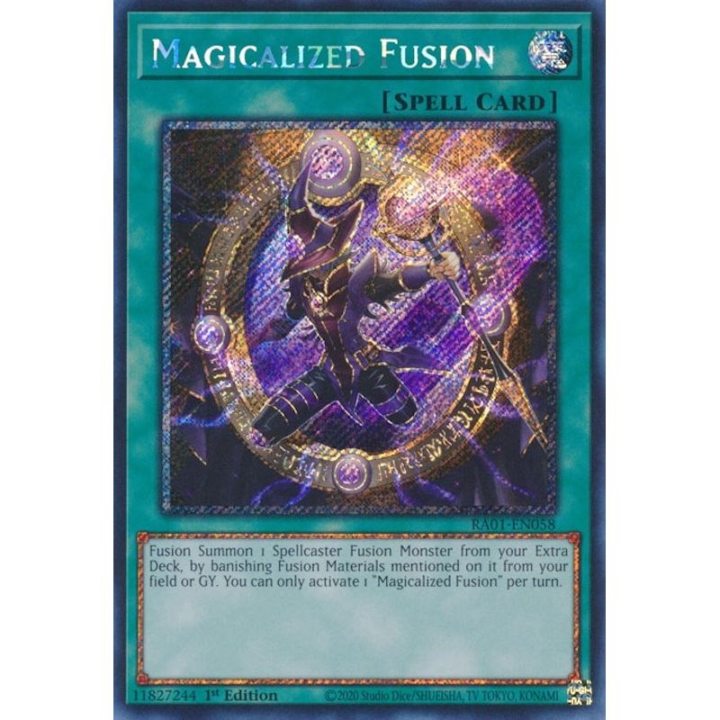 Image for Magicalized Fusion (Platinum Secret Rare) (RA01-EN058) (RA01) - YuGiOh