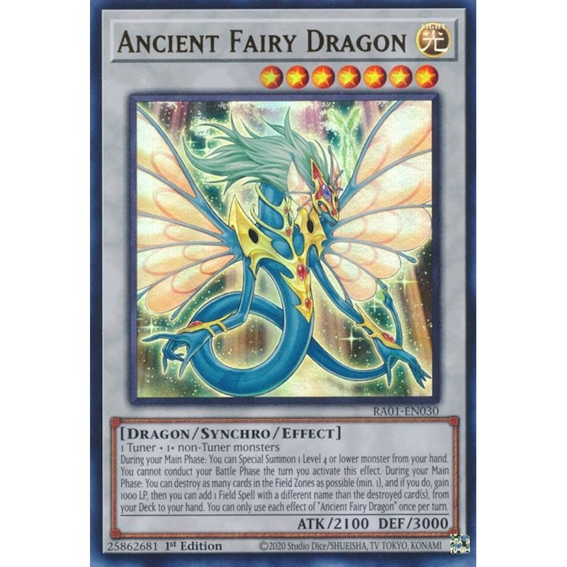 Image for Ancient Fairy Dragon (UR) (RA01-EN030) (RA01) - YuGiOh
