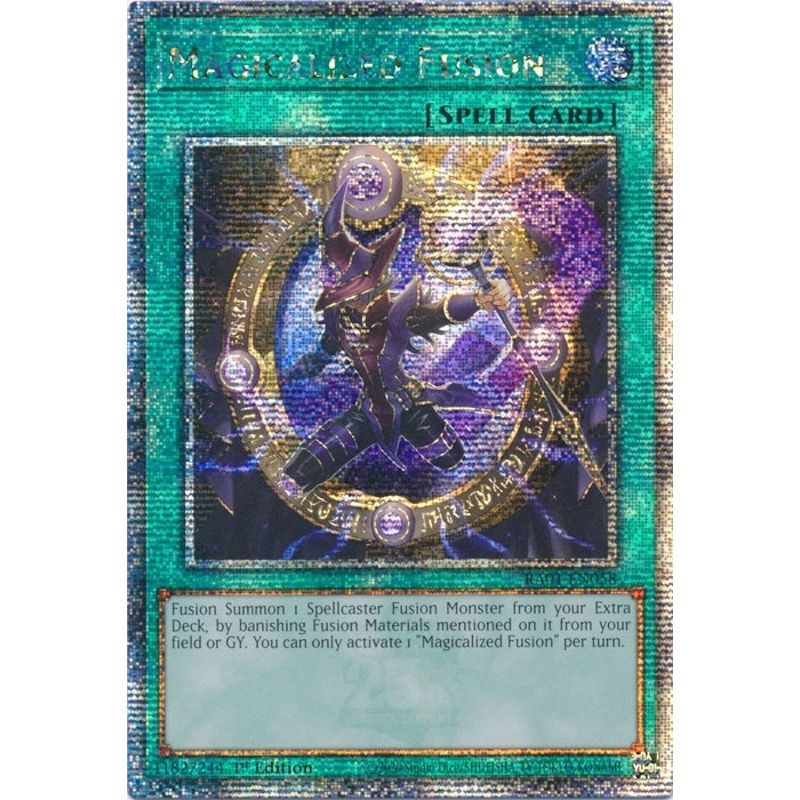 Image for Magicalized Fusion (Quarter Century Secret Rare) (RA01-EN058) (RA01) - YuGiOh