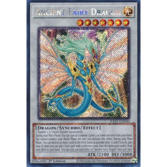 Image for Ancient Fairy Dragon (Platinum Secret Rare) (RA01-EN030) (RA01) - YuGiOh