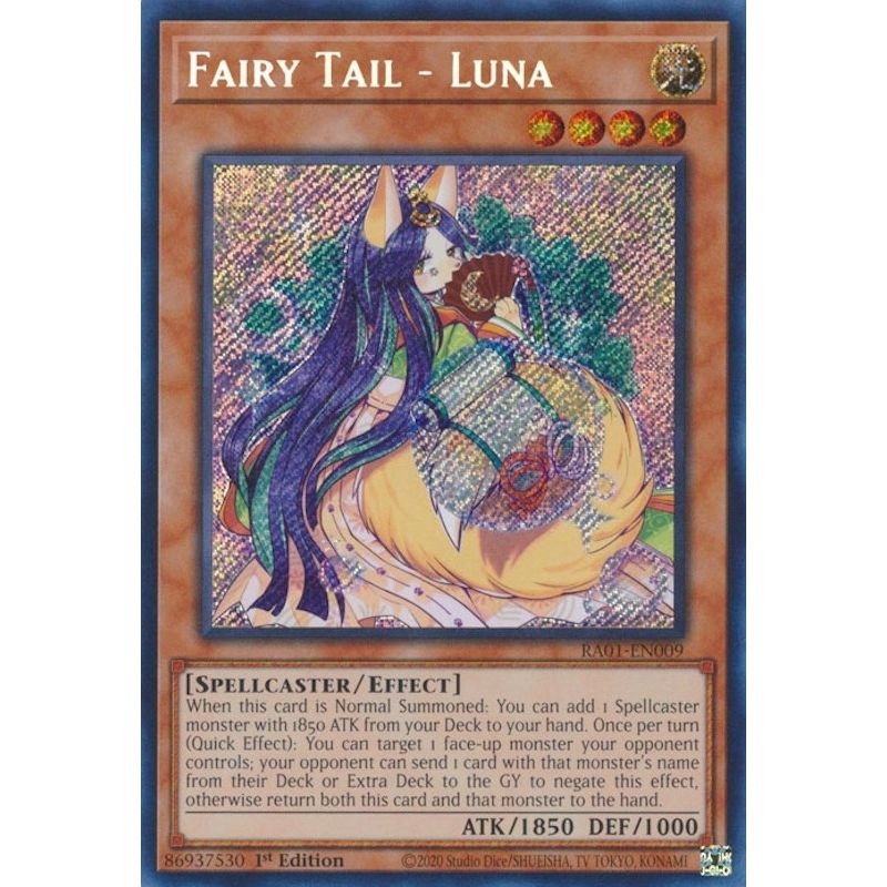 Image for Fairy Tail - Luna (Secret Rare) (RA01-EN009) (RA01) - YuGiOh
