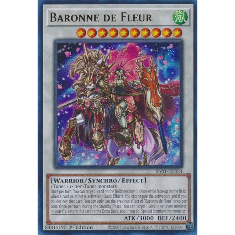 Image for Baronne de Fleur (UR) (RA01-EN034) (RA01) - YuGiOh