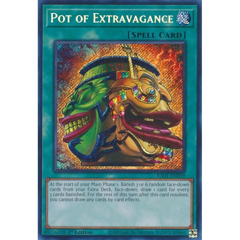 Image for Pot of Extravagance (Secret Rare) (RA01-EN059) (RA01) - YuGiOh