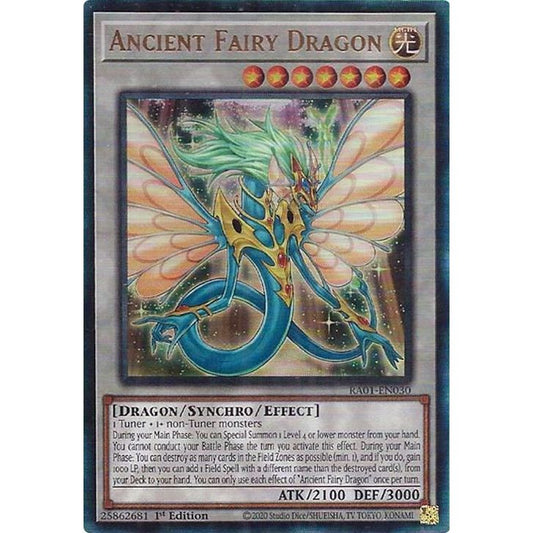 Image for Ancient Fairy Dragon (PUR) (RA01-EN030) (RA01) - YuGiOh