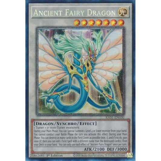 Image for Ancient Fairy Dragon (PCR) (RA01-EN030) (RA01) - YuGiOh