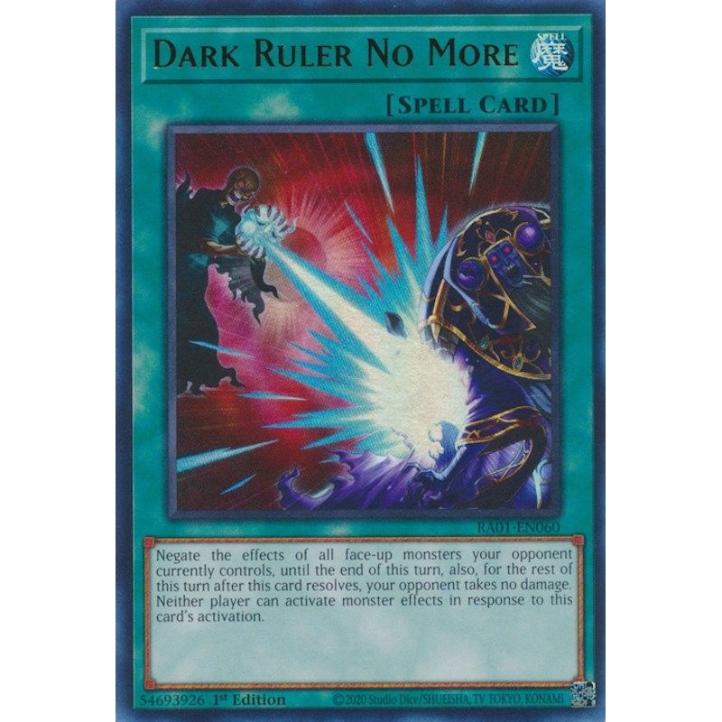 Image for Dark Ruler No More (UR) (RA01-EN060) (RA01) - YuGiOh