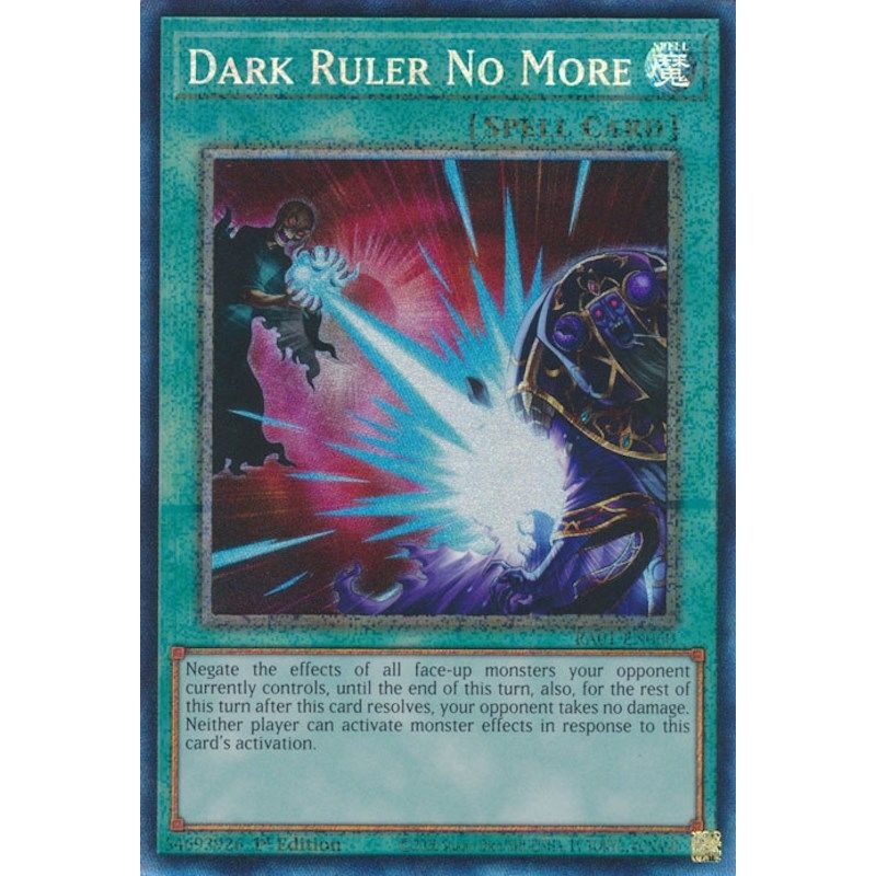 Image for Dark Ruler No More (PCR) (RA01-EN060) (RA01) - YuGiOh