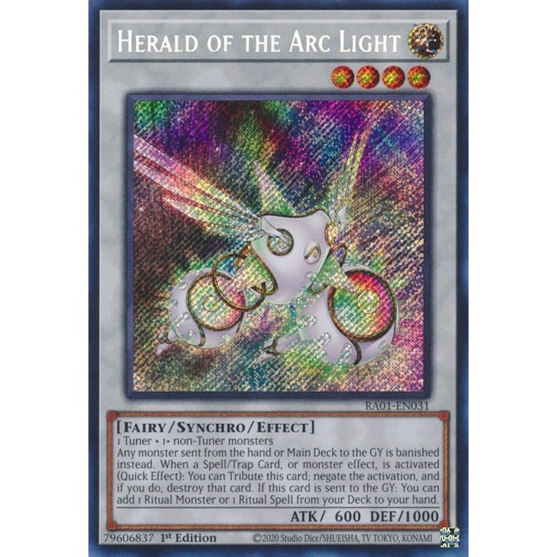 Image for Herald of the Arc Light (Secret Rare) (RA01-EN031) (RA01) - YuGiOh