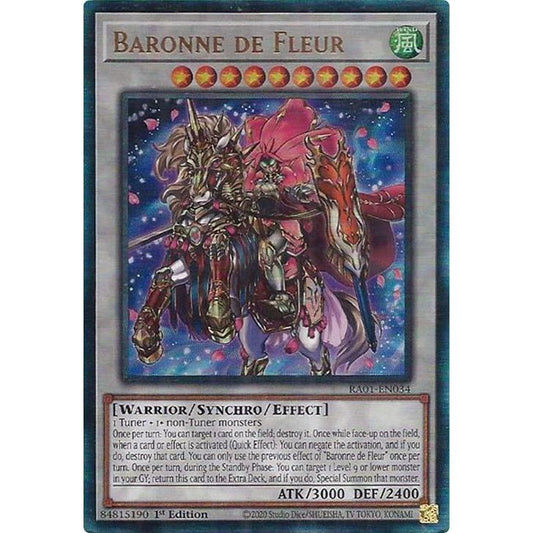Image for Baronne de Fleur (PUR) (RA01-EN034) (RA01) - YuGiOh