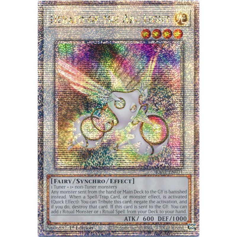 Image for Herald of the Arc Light (Quarter Century Secret Rare) (RA01-EN031) (RA01) - YuGiOh
