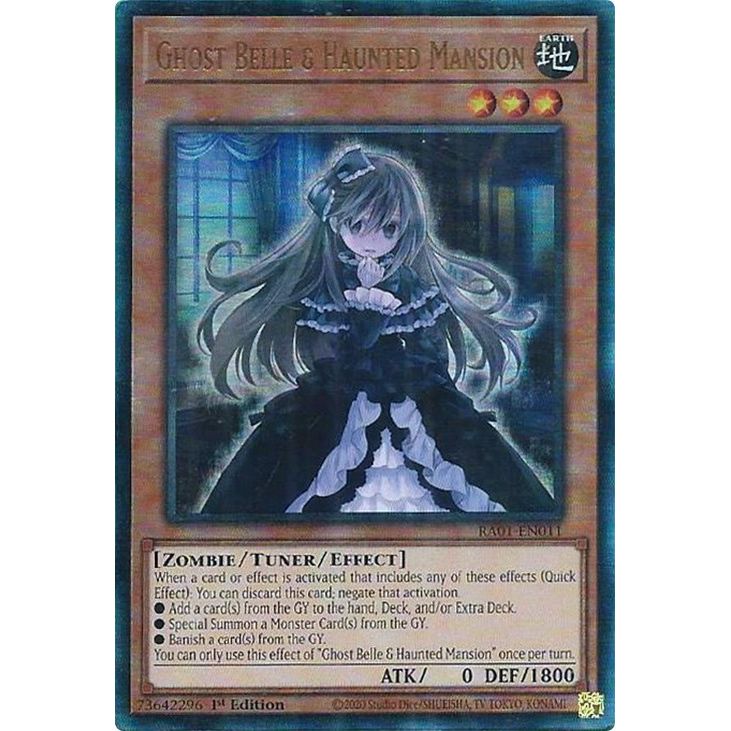 Image for Ghost Belle & Haunted Mansion (PUR) (RA01-EN011) (RA01) - YuGiOh