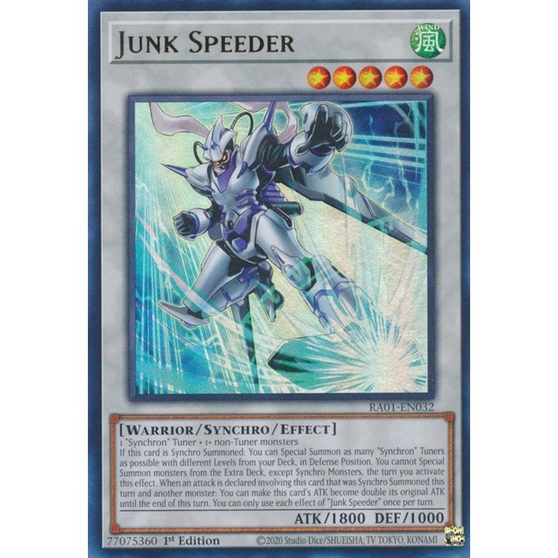 Image for Junk Speeder (UR) (RA01-EN032) (RA01) - YuGiOh