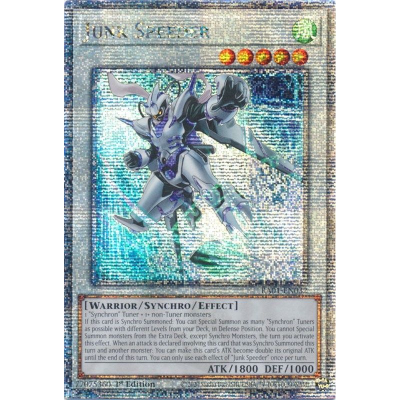 Image for Junk Speeder (Quarter Century Secret Rare) (RA01-EN032) (RA01) - YuGiOh