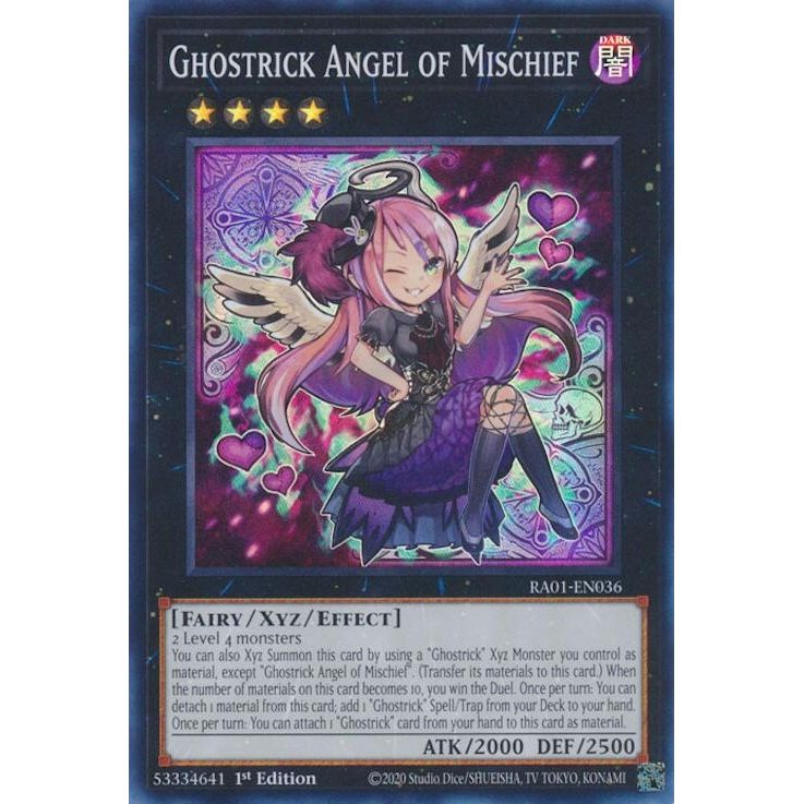 Image for Ghostrick Angel of Mischief (RA01-EN036) (RA01) - YuGiOh