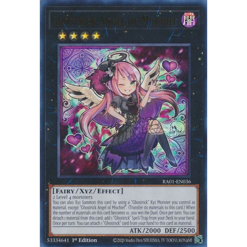 Image for Ghostrick Angel of Mischief (UR) (RA01-EN036) (RA01) - YuGiOh