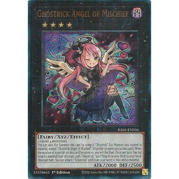 Image for Ghostrick Angel of Mischief (PUR) (RA01-EN036) (RA01) - YuGiOh