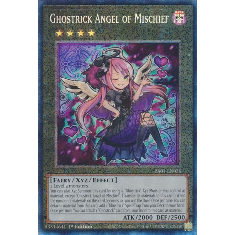 Image for Ghostrick Angel of Mischief (PCR) (RA01-EN036) (RA01) - YuGiOh