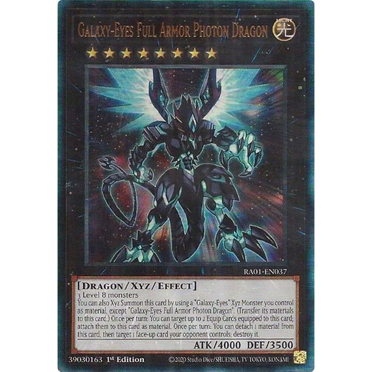 Image for Galaxy-Eyes Full Armor Photon Dragon (PUR) (RA01-EN037) (RA01) - YuGiOh