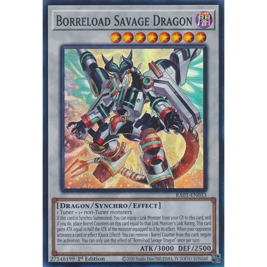 Image for Borreload Savage Dragon (RA01-EN033) (RA01) - YuGiOh