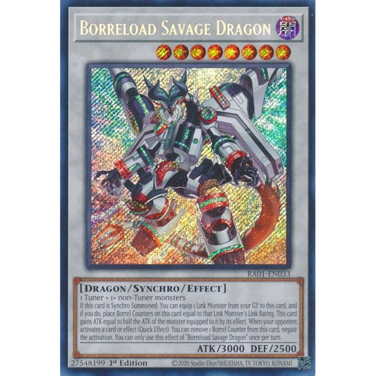 Image for Borreload Savage Dragon (Secret Rare) (RA01-EN033) (RA01) - YuGiOh